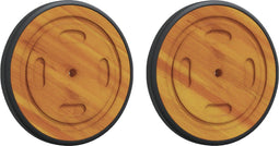vidaXL - Ligbed - Reservewielen - 2 - stuks - 20.5 - cm - Massief - Acaciahout
