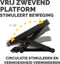 Fellowes - Professional Series voetensteun voor bureau - ergonomisch - 3 hoogtes