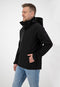Kjelvik Kevan Softshelljas - Outdoorjas 4-way stretch - Zwart - Maat 5XL