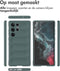 imoshion Hoesje - Geschikt voor Samsung Galaxy S23 Ultra - EasyGrip Backcover - Donkergroen