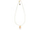 Scmyk NG-276 D - Kogel ketting met druppel en parelmoer - Goudkleurig
