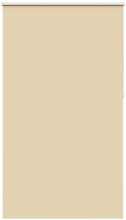 vidaXL - Rolgordijn - verduisterend - 140x230 - cm - stofbreedte - 136,6 - cm - beige