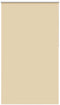 vidaXL - Rolgordijn - verduisterend - 140x230 - cm - stofbreedte - 136,6 - cm - beige