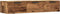 vidaXL - Wandkast - 102x30x20 - cm - bewerkt - hout - oud - houtkleurig