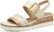 Marco Tozzi 237805 - Sandalen - Comfort voetbed - Beige