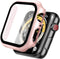 imoshion Screenprotector - Geschikt voor Apple Watch Series 4 / 5 / 6 / SE - 44mm - Roze Full Cover Hard Case / Beschermend Hoesje - Rosé goud
