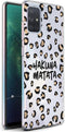 iMoshion Hoesje Geschikt voor Samsung Galaxy A71 Hoesje Siliconen - iMoshion Design hoesje - Bruin / Zwart / Transparant / Hakuna Matata