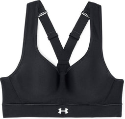 Under Armour Warp Knit High Impact Bra - Dames Sport BH - Veel ondersteuning - Zwart