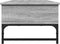 vidaXL - Salontafel - 100x50x35 - cm - bewerkt - hout - en - metaal - grijs - sonoma
