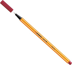 STABILO point 88 - Fineliner 0,4 mm - Donkerrood - per stuk