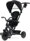 Qplay Elite Platinum - Driewieler 6 in 1 - Duwstang - Zwart