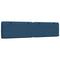 Hoofdbordkussen 200 cm stof blauw