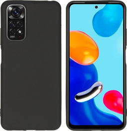 iMoshion Hoesje Geschikt voor Xiaomi Redmi Note 11S (4G) / Redmi Note 11 (4G) Hoesje Siliconen - iMoshion Color Backcover - Zwart