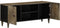 vidaXL - Tv-meubel - 105x33,5x46 - cm - massief - mangohout - lichtgrijs