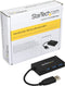 Startech.com HB30A3A1CFB - 4-Port USB Hub - USB 3.0 - 3x USB-A en 1x USB-C - Zwart