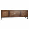 Tv-meubel DKD Home Decor 180 x 40 x 60 cm Zwart Metaal Wit Mangohout