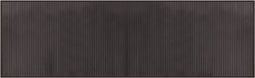 vidaXL - Vloerkleed - rechthoekig - 60x200 - cm - bamboe - donkerbruin