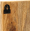 vidaXL - Wandkapstokken - 2 - st - met - 3 - haken - massief - mangohout