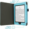 iMoshion Ereader Cover / Hoesje Geschikt voor Amazon Kindle Paperwhite 4 - iMoshion Vegan Leather Bookcase - Lichtblauw