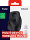 Trust Fyda - Kantoor Muis - Draadloos RF + Bluetooth 2400 DPI - Zwart