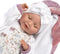 Llorens softbody babypop 40 cm met geluid slaapogen kleding en speen