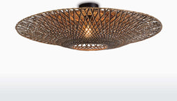GOOD&MOJO Plafonniere Bali - Bamboe - Ø87cm - Scandinavisch,Bohemian