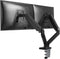 Monitorbeugel 2 schermen gasveermechanisme - monitorarm - USB 2.0 en multimediapoort