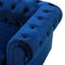 CHESTERFIELD - Chesterfield fauteuil - Blauw - Fluweel