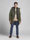 JACK&JONES JORTERRAZZO - Heren Parka - Met capuchon en klepzakken - Donkergroen - Maat S