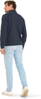 Mario Russo Pique Longsleeve Shirt - Coltrui Heren - 65% Polyester 35% Katoen - Navy (XXL)