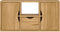 vidaXL - Tv-meubel - met - lade - ODDA - 79x24x40 - cm - massief - grenenhout