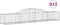 vidaXL - Schanskorven - 13 - st - gewelfd - 300x50x40/60 - cm - gegalvaniseerd - ijzer