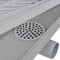 vidaXL - Doucheafvoer - rechthoekig - golf - 730x140 - mm - roestvrij - staal