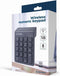 Gembird KPD-W-02 - Draadloos Toetsenbord - Mechanische Toetsen - Zwart