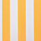 vidaXL - Luifeldoek - 450x300 - cm - canvas - oranje - en - wit