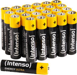Intenso 7501814 - Alkaline AAA Batterijen - 1.250 mAh - Geel