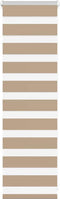 vidaXL - Zebra - Blind - 50x100 - cm - stofbreedte - 45,9 - cm - polyester - zandbruin