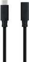 Nanocable 10.01.4501 - USB-C Kabel - 1 m - 20 Gbit/s - Zwart
