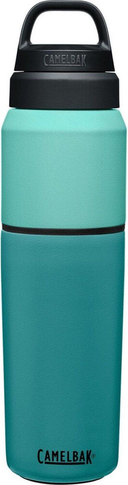 CamelBak MultiBev - Waterfles met afneembare beker - Dubbelwandig vacuümgeïsoleerd - Groen / Blauw (Coastal / Lagoon)