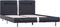 vidaXL - Bedframe - met - LED - kunstleer - zwart - 140x200 - cm