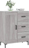 vidaXL - Dressoir - 69,5x34x90 - cm - bewerkt - hout - grijs - sonoma - eikenkleurig