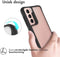 iMoshion Hoesje Geschikt voor Samsung Galaxy S21 Hoesje - iMoshion Rugged Hybrid Case - Zwart / Transparant