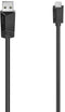 Hama 00200607 - USB-kabel USB 2.0 - 0.75 m Recht 480 MBit/s - Zwart