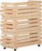 vidaXL - Groentetrolley - 77x30x80 - cm - massief - grenenhout
