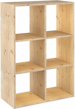 Planken Astigarraga Dinamic 6 Kubussen Modulair Natuurlijk Pijnboom (70,8 x 33 x 105,4 cm)