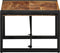 vidaXL - Salontafel - 50x50x35 - cm - massief - ruw - mangohout