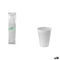 Glazenset Algon Wit 220 ml 50 Onderdelen (18 Stuks)