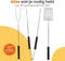 Goliving Houtskool Barbecue - Ø54 cm - Wielen - Inclusief Accessoires - Zwart