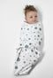 Meyco SwaddleMeyco Dots inbakerdoek - 100% katoen - 0-3 maanden - stone green
