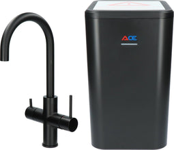 Handson Ace - Kokendwaterkraan 3-in-1 - 100°C kokend water incl. 4 liter boiler - Zwart